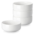 Ceramic Bowls Set of 4, 24 OZ White Z314