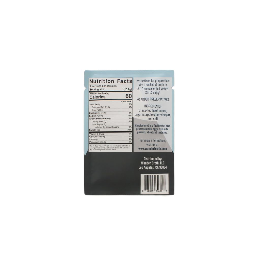 Freeze-Dried Grass-Fed Beef Bone Broth 10 Pack T232