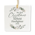 Ceramic 3-inch Square-Shaped Ornament L832378