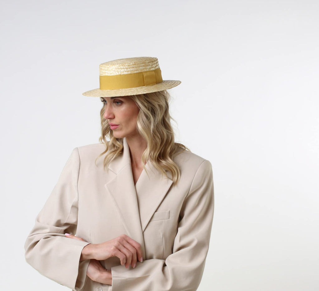 Straw Boater Hat F660
