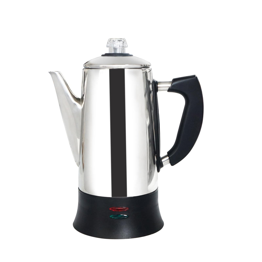 Electric Percolator Coffee Pot Stainless Steel 12 Cup A834010