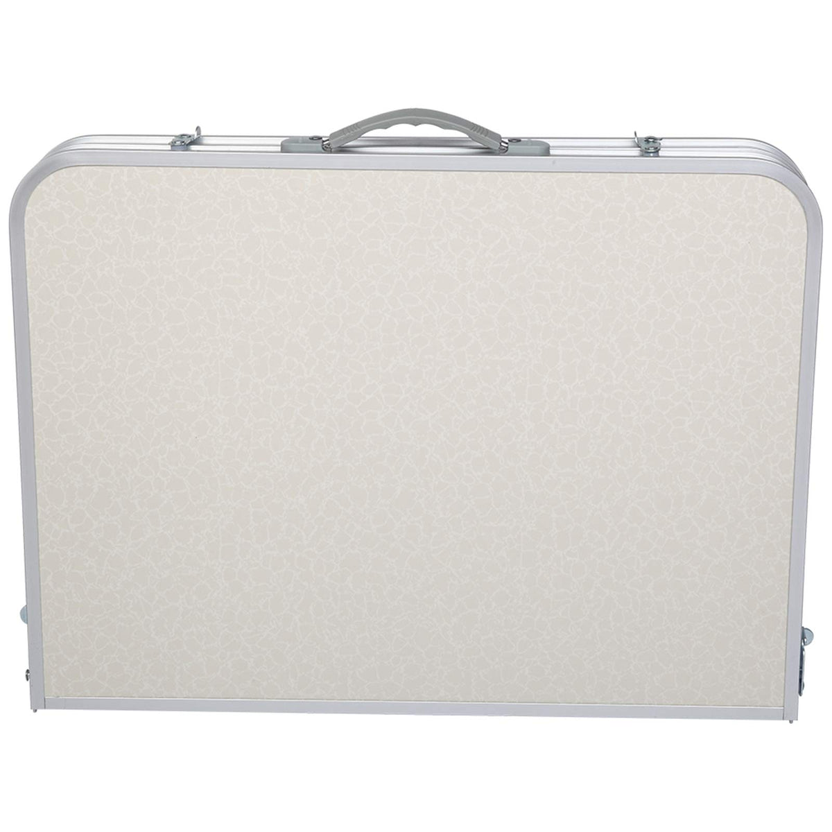 Folding Portable Camping Table 3 FT Aluminum White X125914