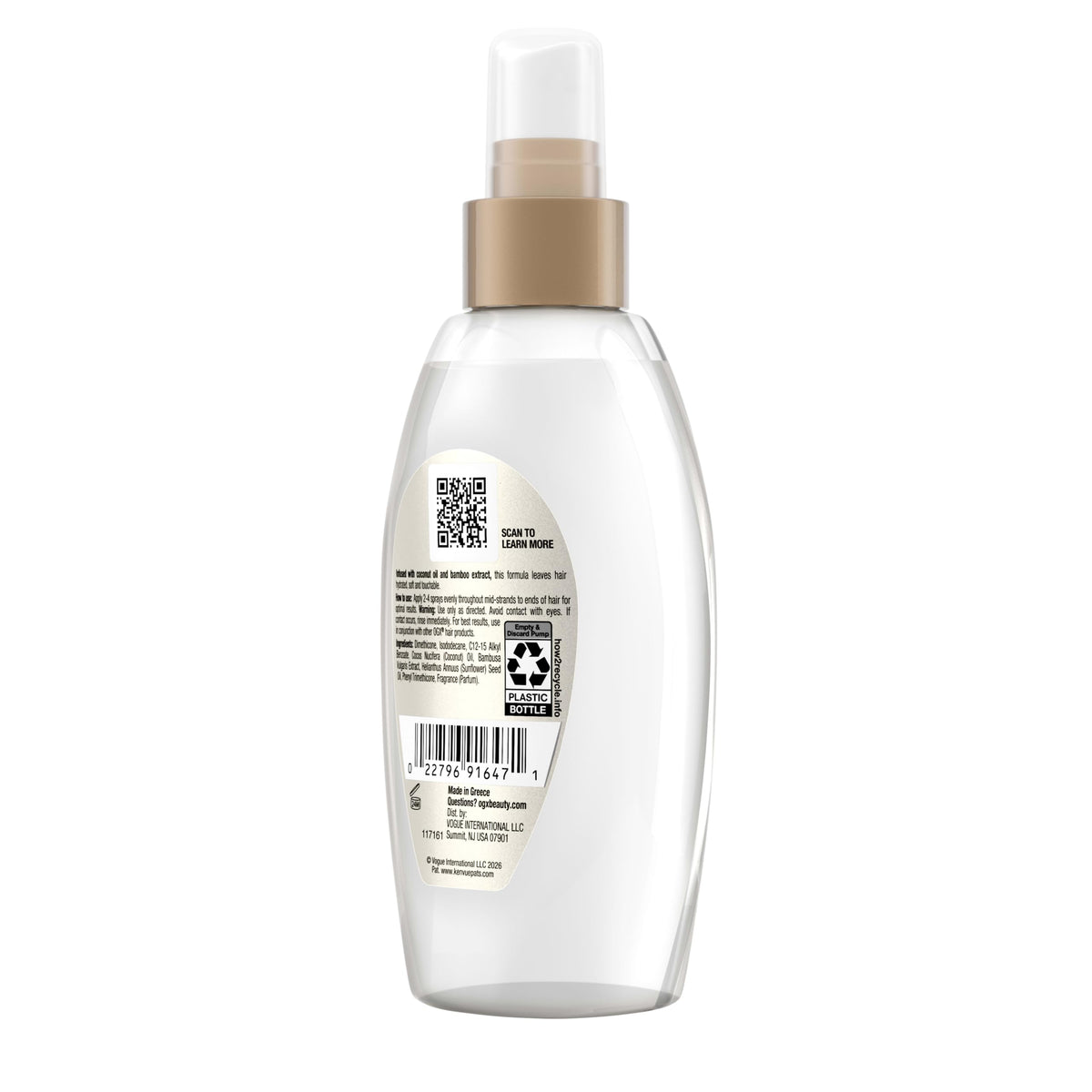 Coconut Oil Hydrating Hair Mist Y117727