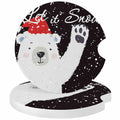 Absorbent Ceramic Stone Car Coasters Set of 2 Y487