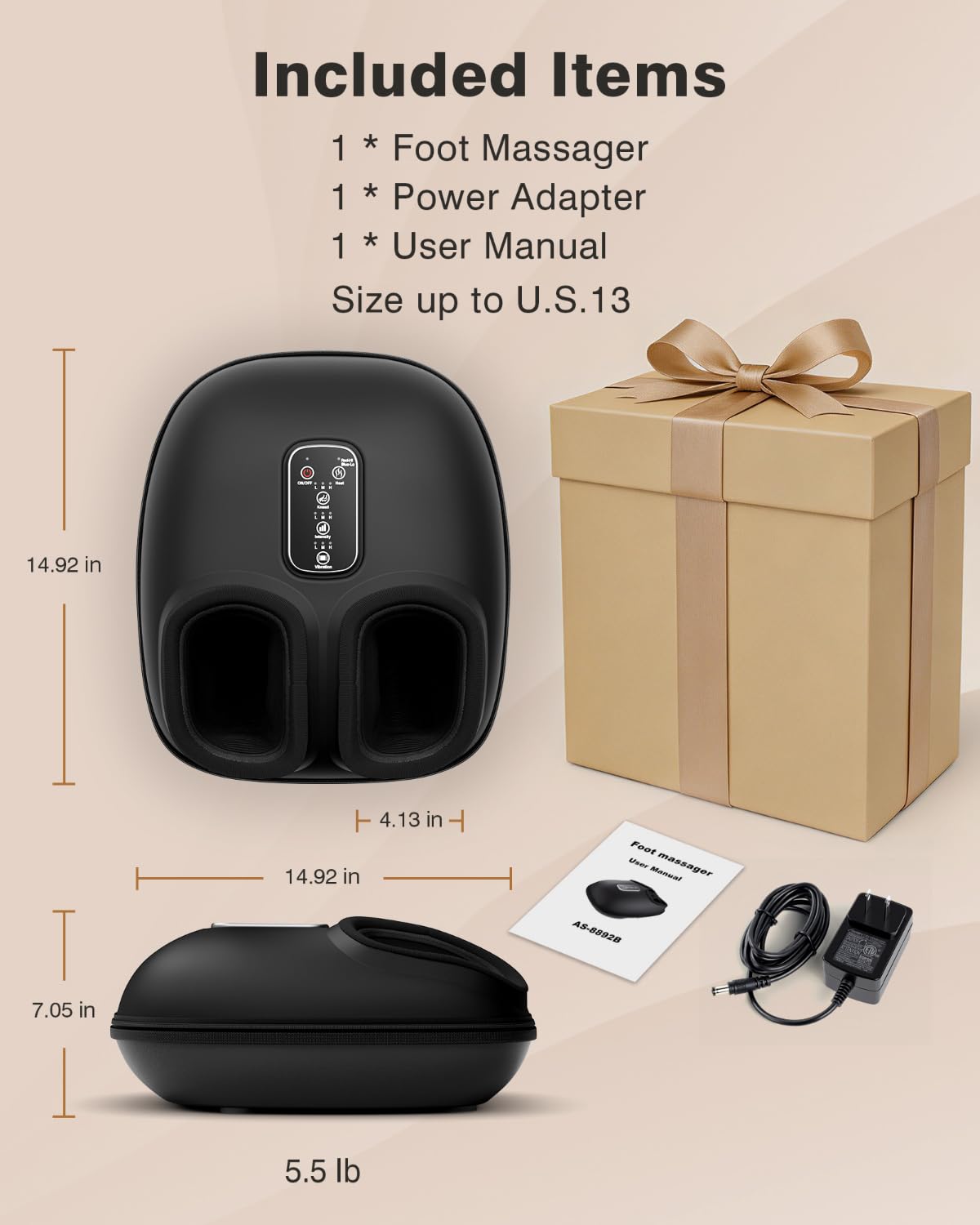 Foot Massager with Heat P513133