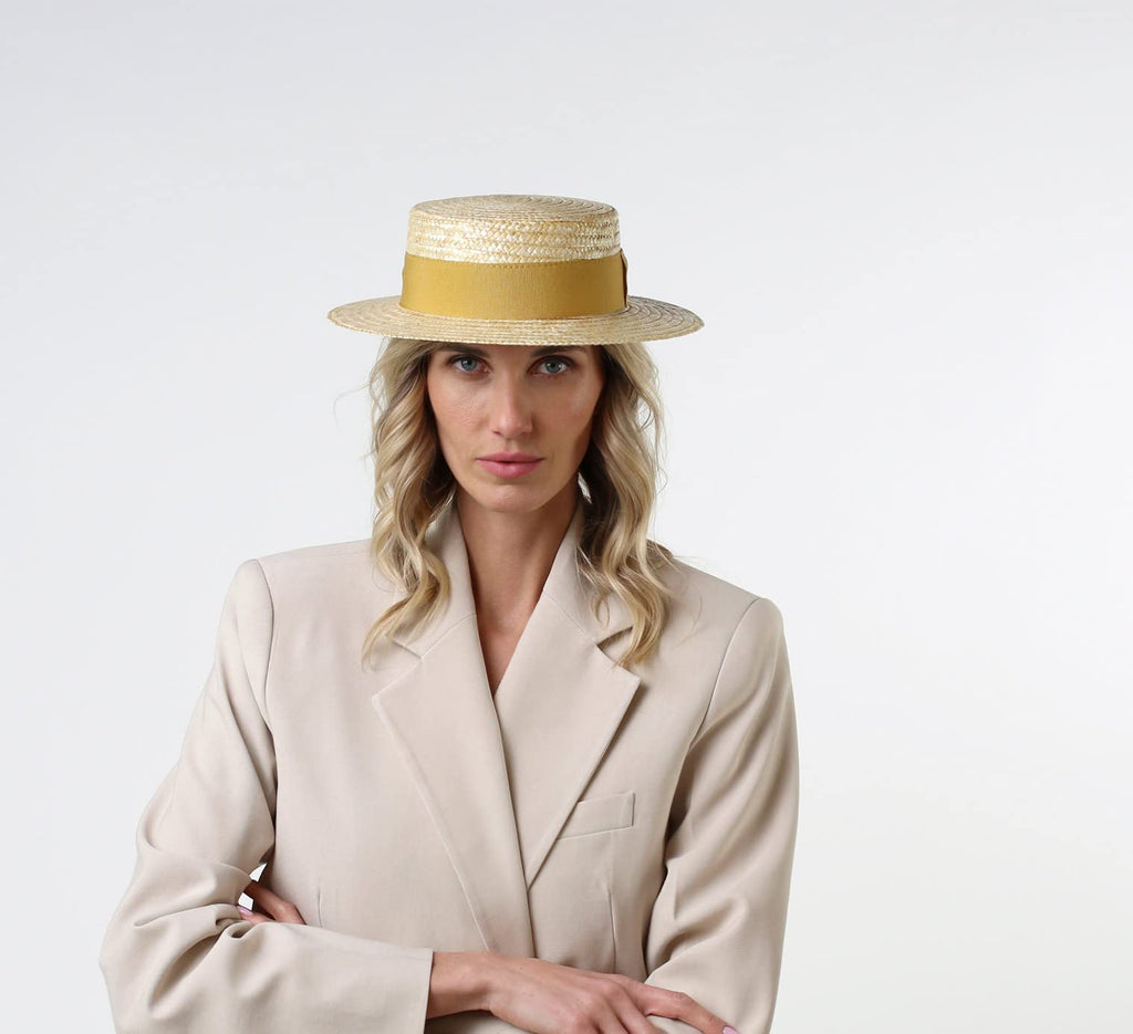 Straw Boater Hat F660