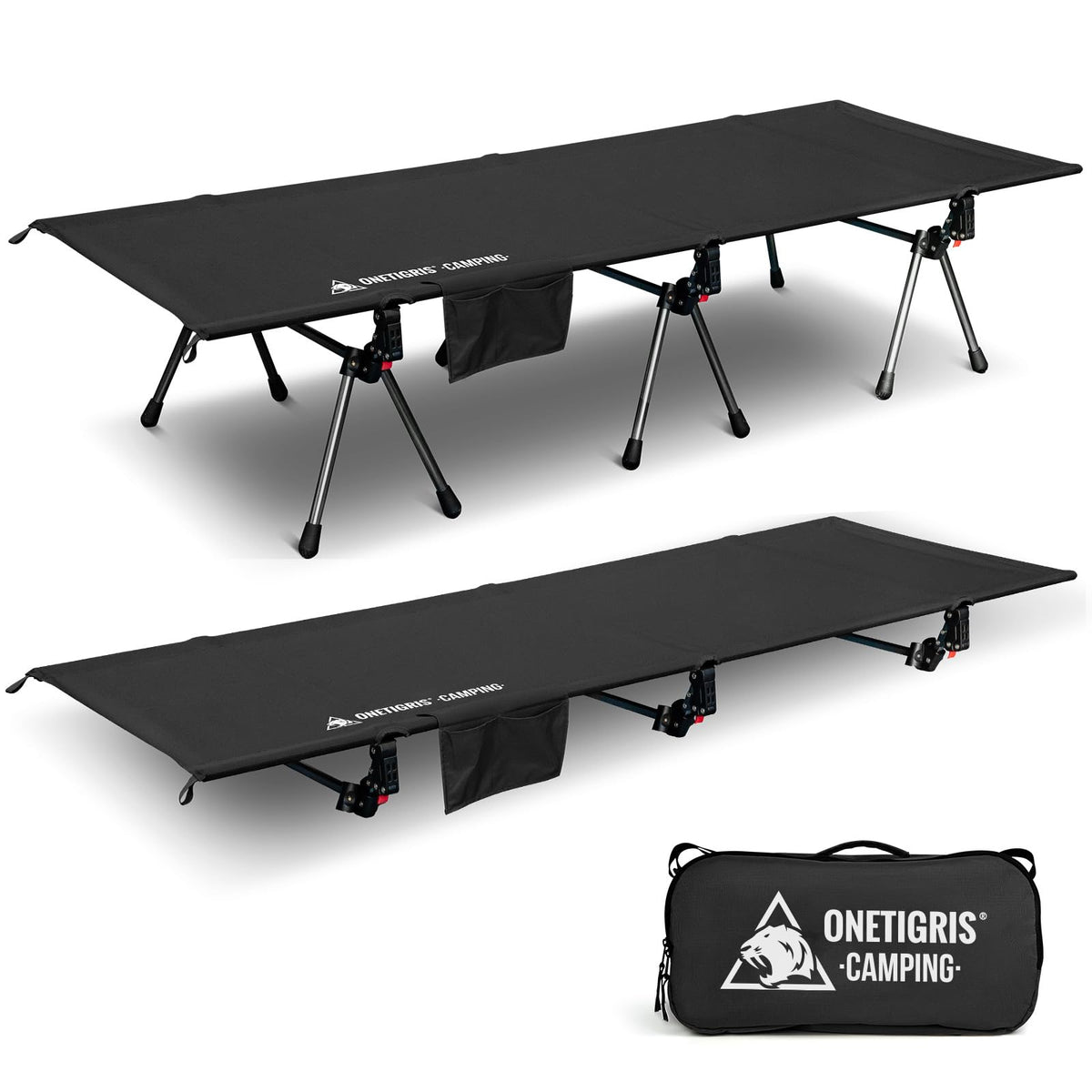 Height Adjustable Folding Camping Cot Z772748