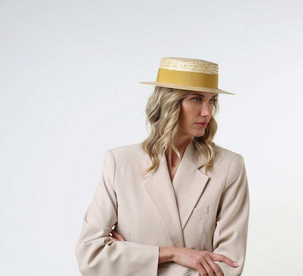 Straw Boater Hat F660