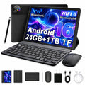 Android 16 Tablet with Keyboard Mouse Stylus Case, 24GB RAM 1TB TF Expand, 10 inch HD IPS Screen Z8863