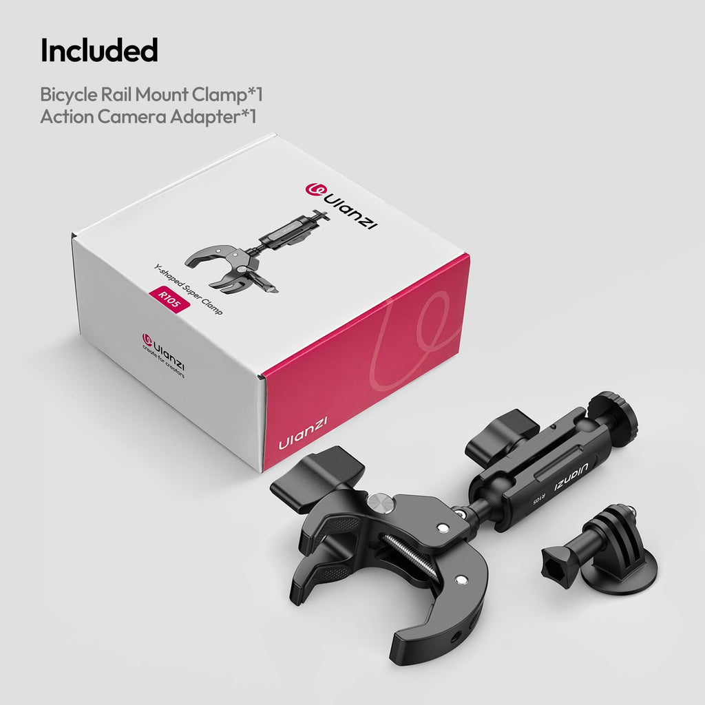 Super Clamp Camera Mount with 360° Dual Ballhead Magic Arm U130