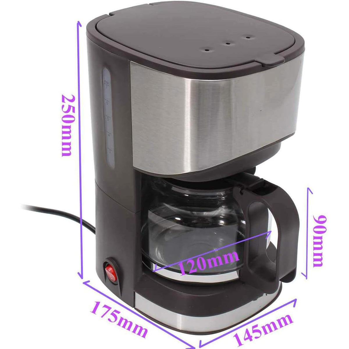 Mini 5 Cup Aluminum Mocha Espresso Coffee Maker K819134