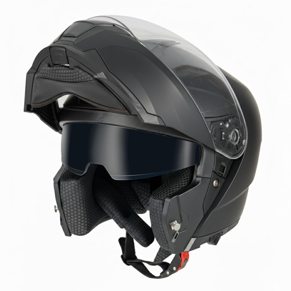 Modular Flip Up Motorcycle Helmet with Dual Visor K24347