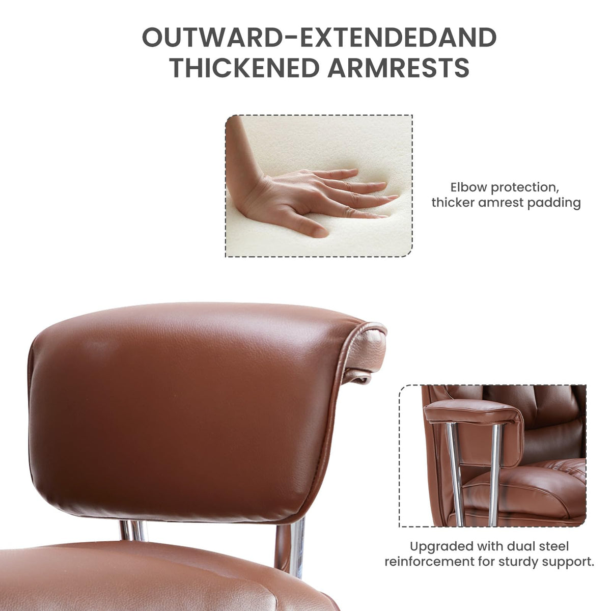Big and Tall Executive Chair with Foot Rest R966