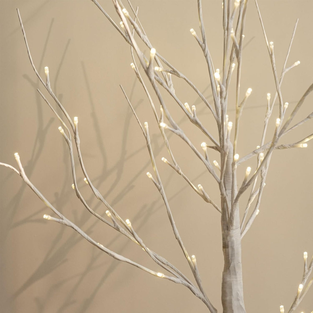 Set of 3 Birch Tree Lights with Timer Function Q317