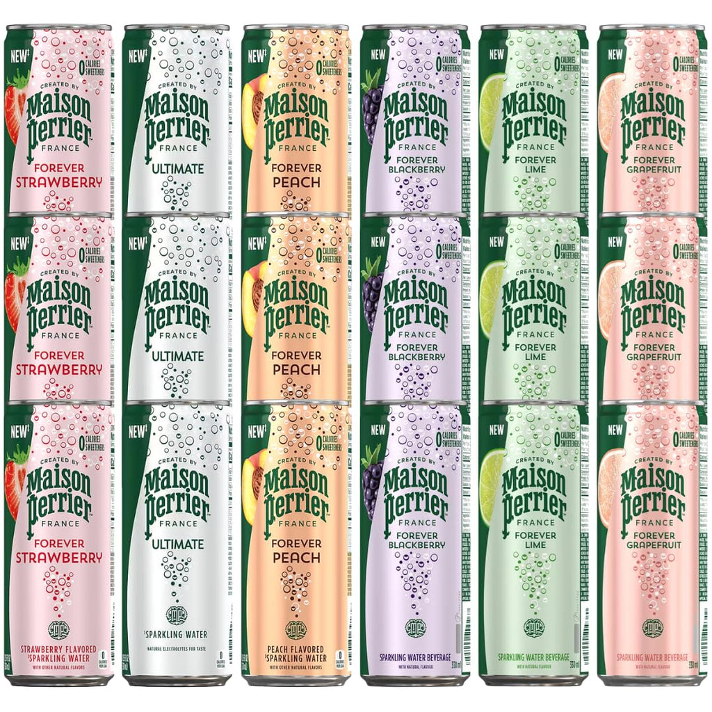 Flavored Sparkling Water 6 Flavor Variety Pack 18 Count P743955