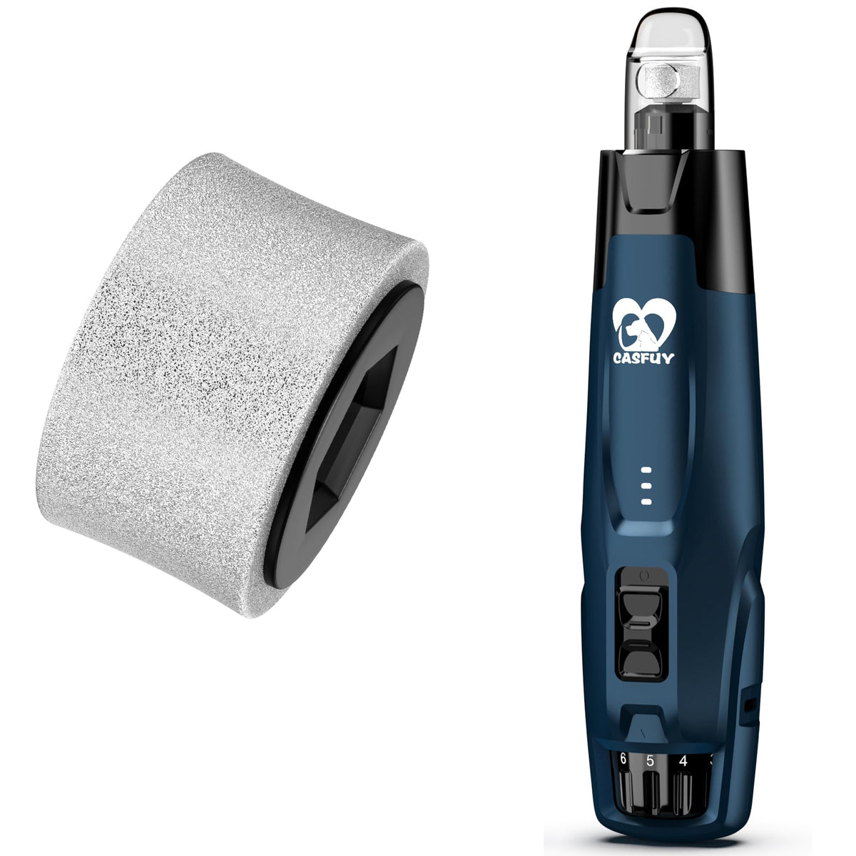 Dog Nail Grinder & Replacement Grinding Head Bundle K807