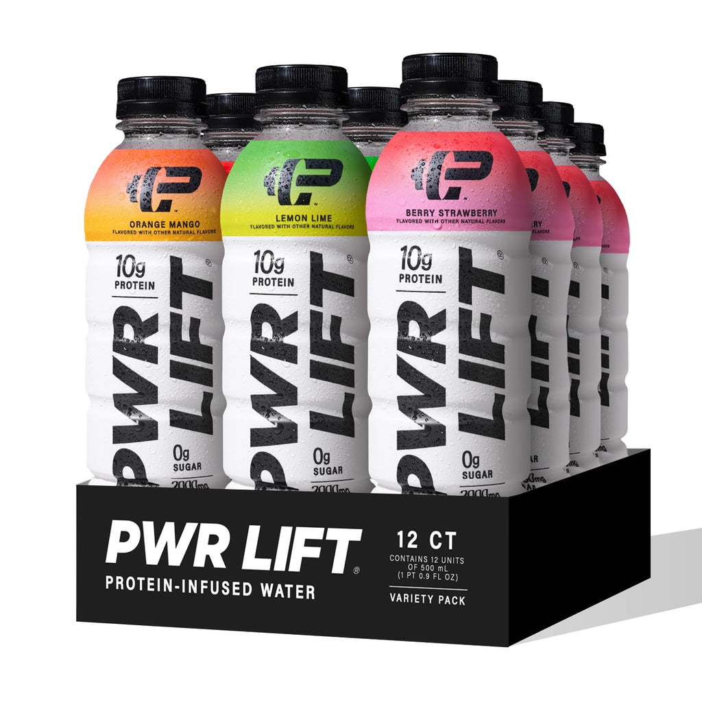 Whey Protein Water Variety Pack 16.9 Oz (Pack of 12) R594