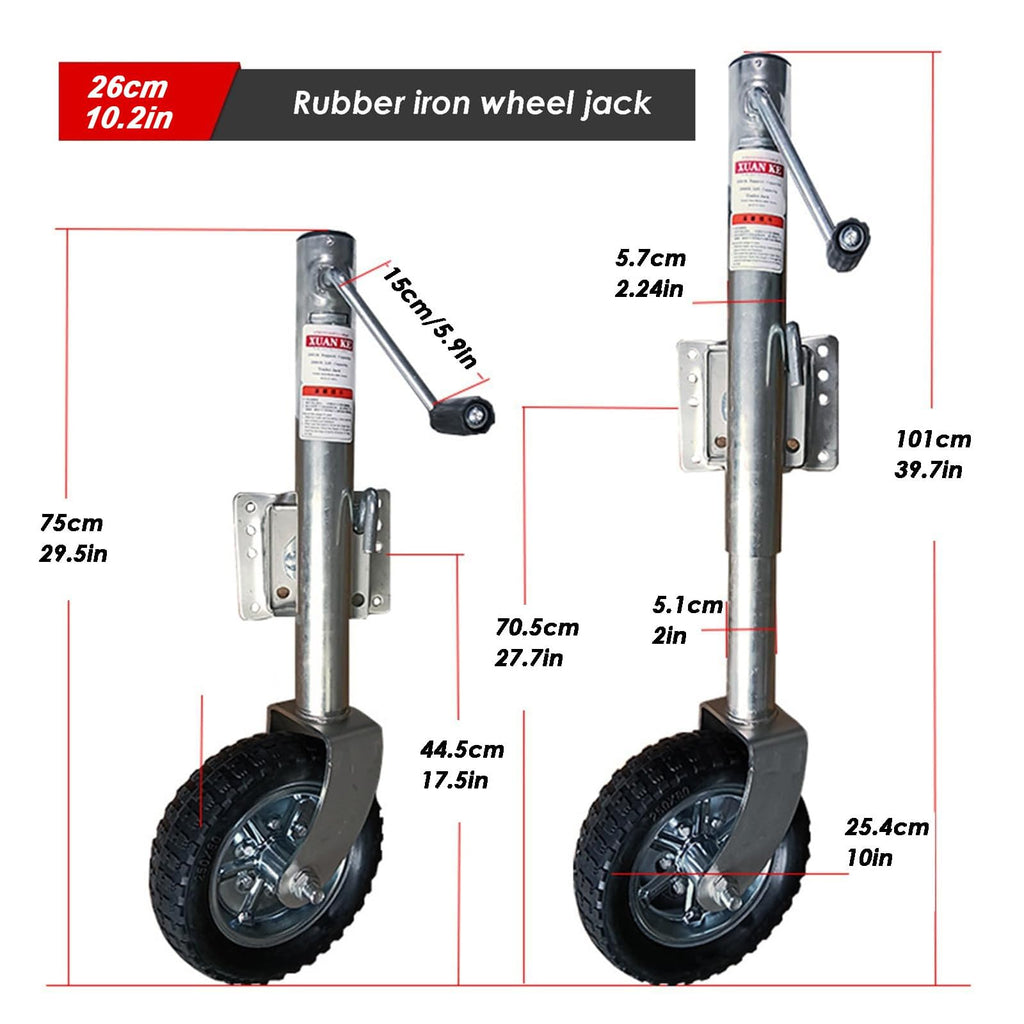 Boat Trailer Jack with Wheels L7092