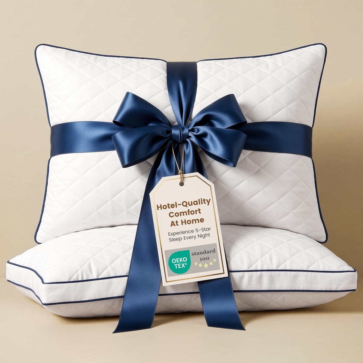 Shredded Memory Foam Pillows King Size Set of 2 B62366