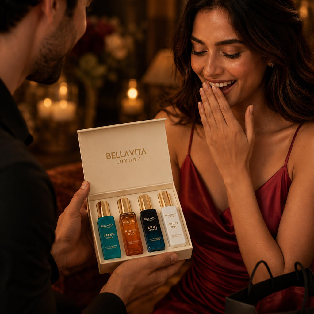 Unisex Perfume Gift Set with Honey & White Oud K609