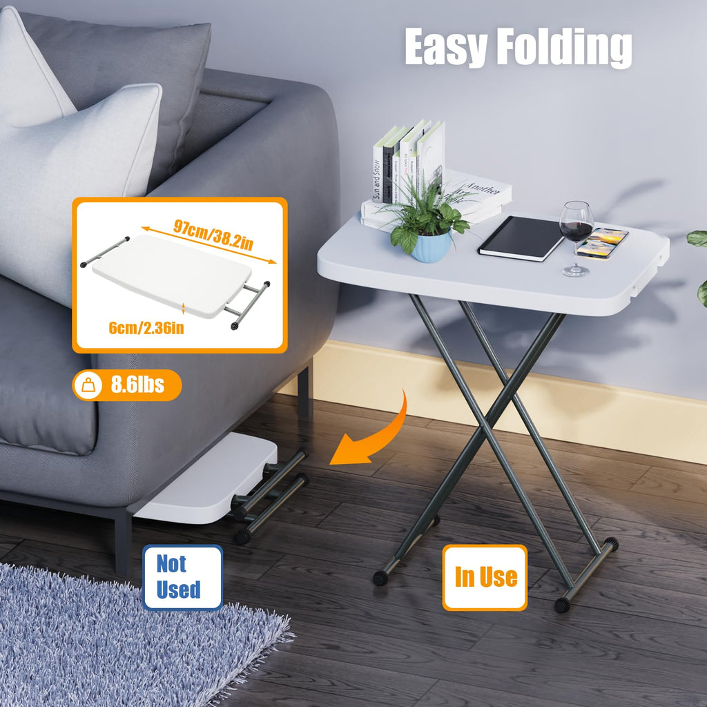 30 Inch Adjustable Folding Table H193503