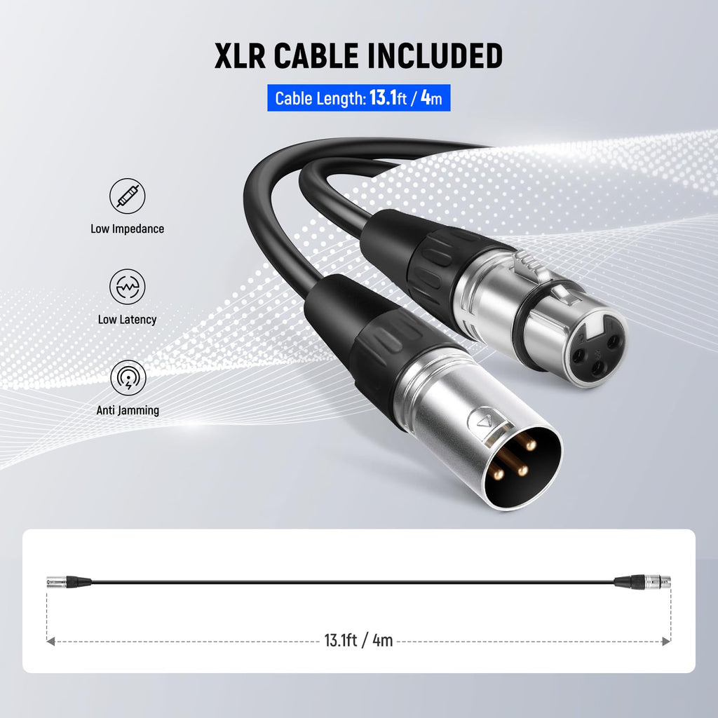 Cardioid Dynamic Microphone with XLR Cable J473067
