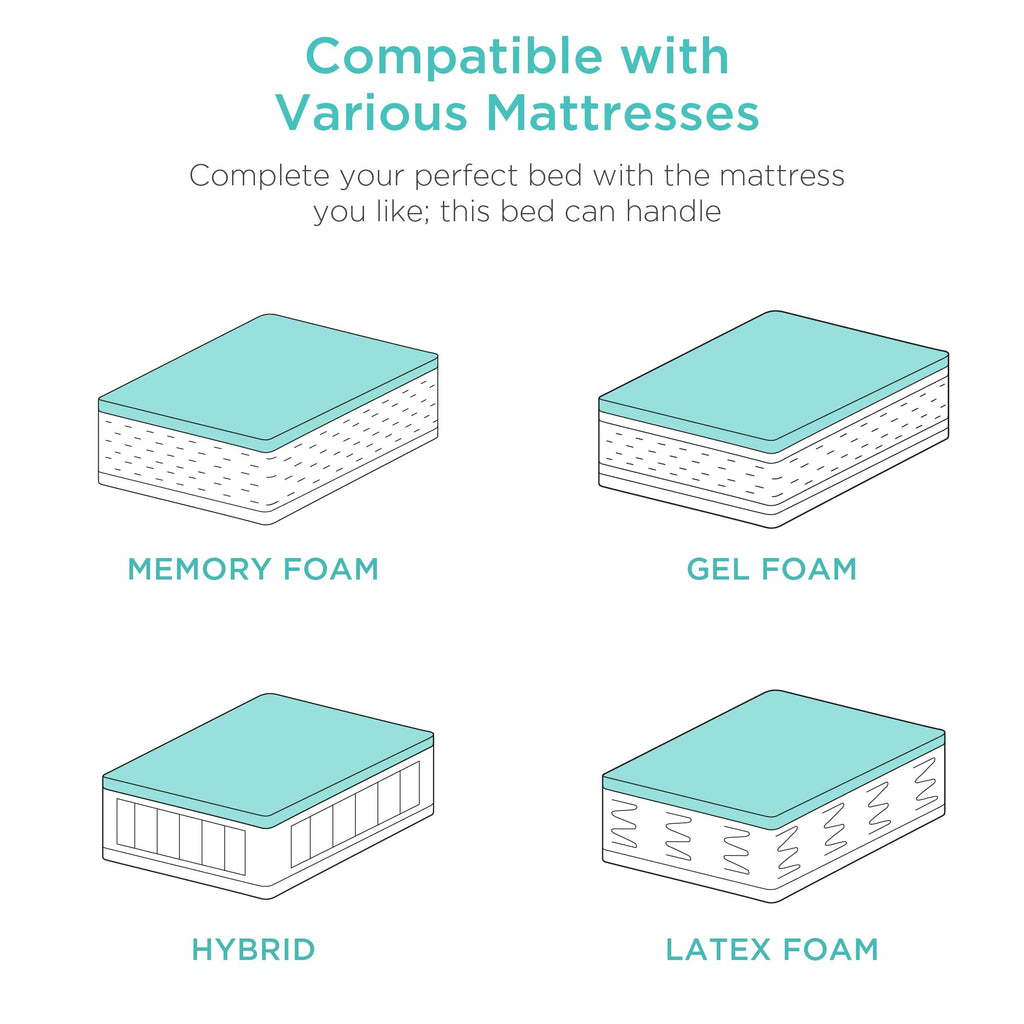 Twin XL Size Adjustable Bed Frame J11355