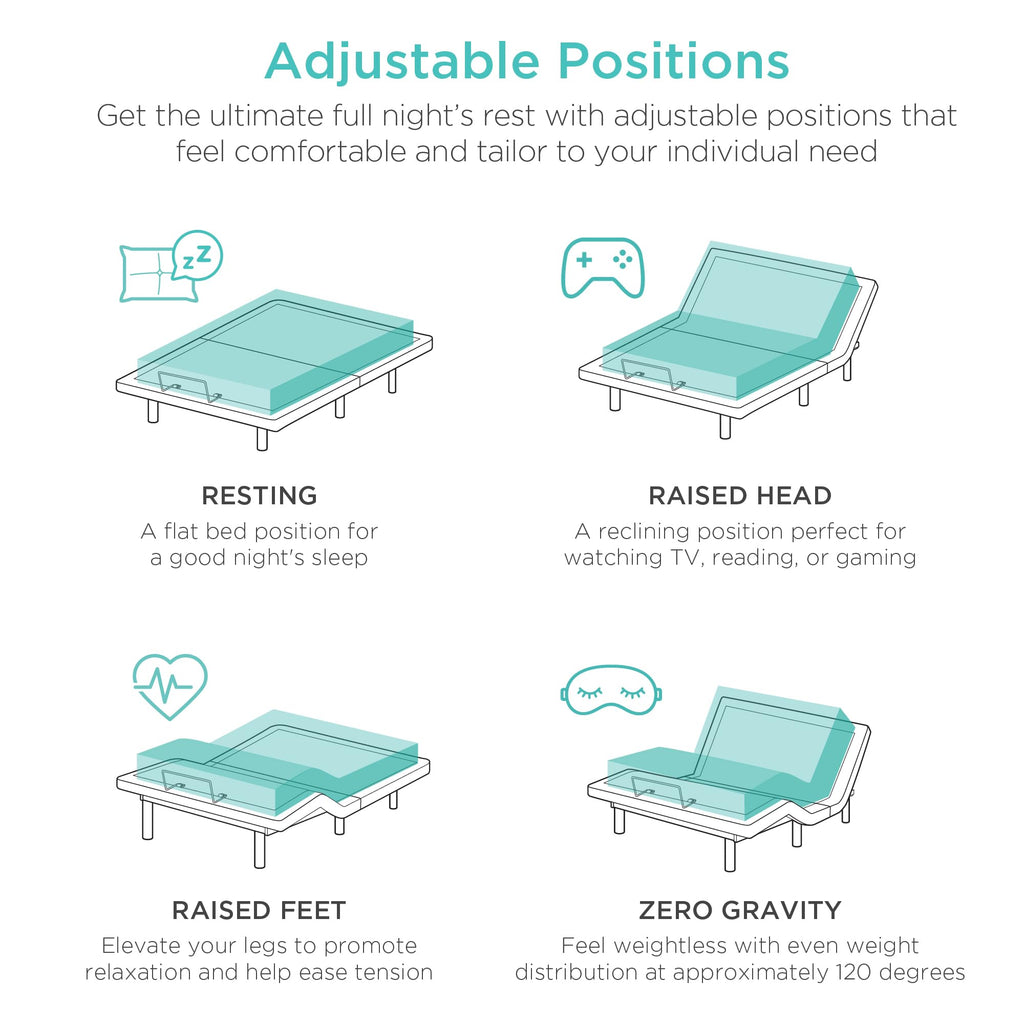 Twin XL Size Adjustable Bed Frame J11355