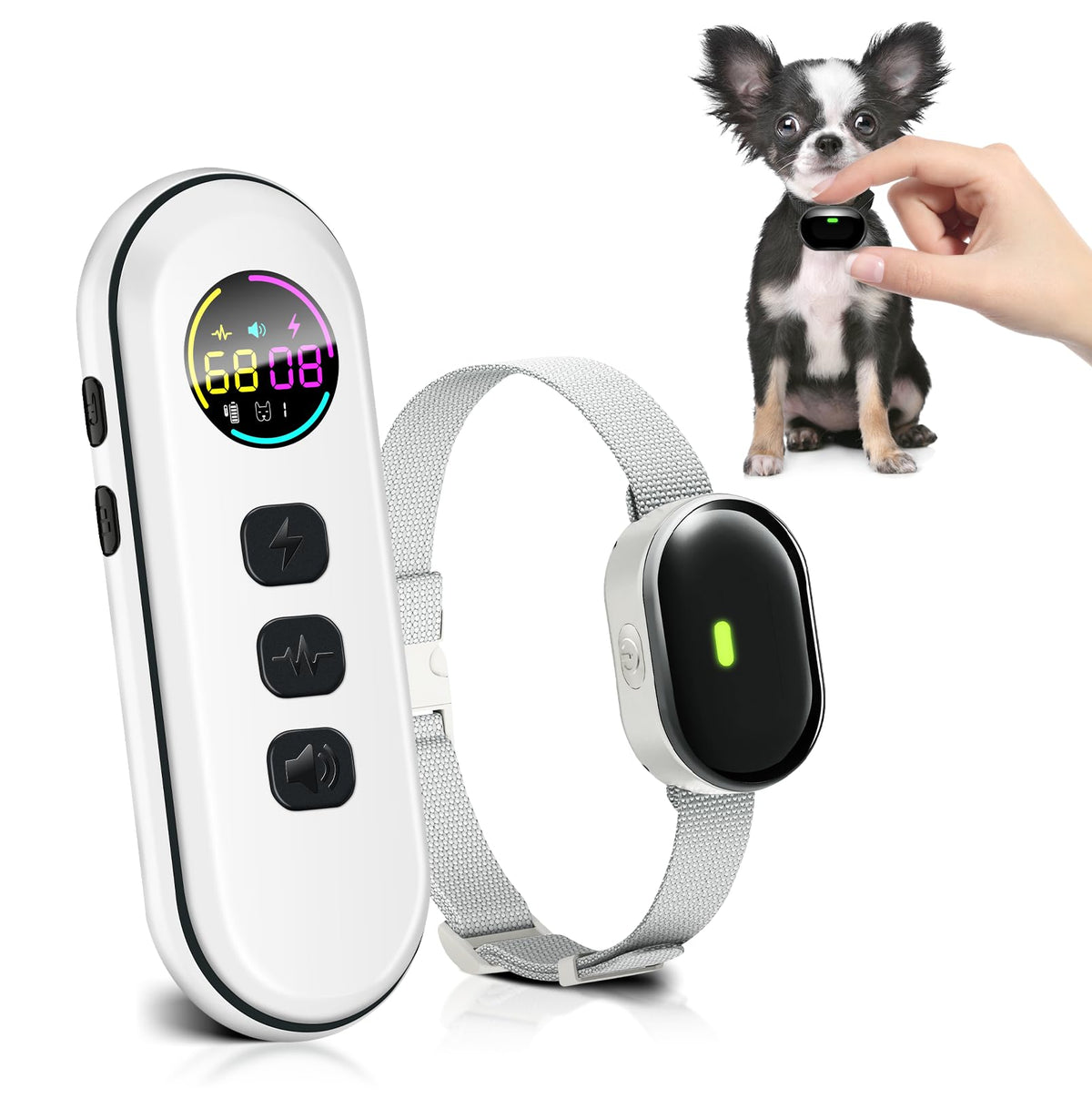 Ultra-Light Slim Dog Training Collar with Remote A719