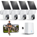 Wireless Outdoor Security Cameras 4-Cam System with Hub W14455