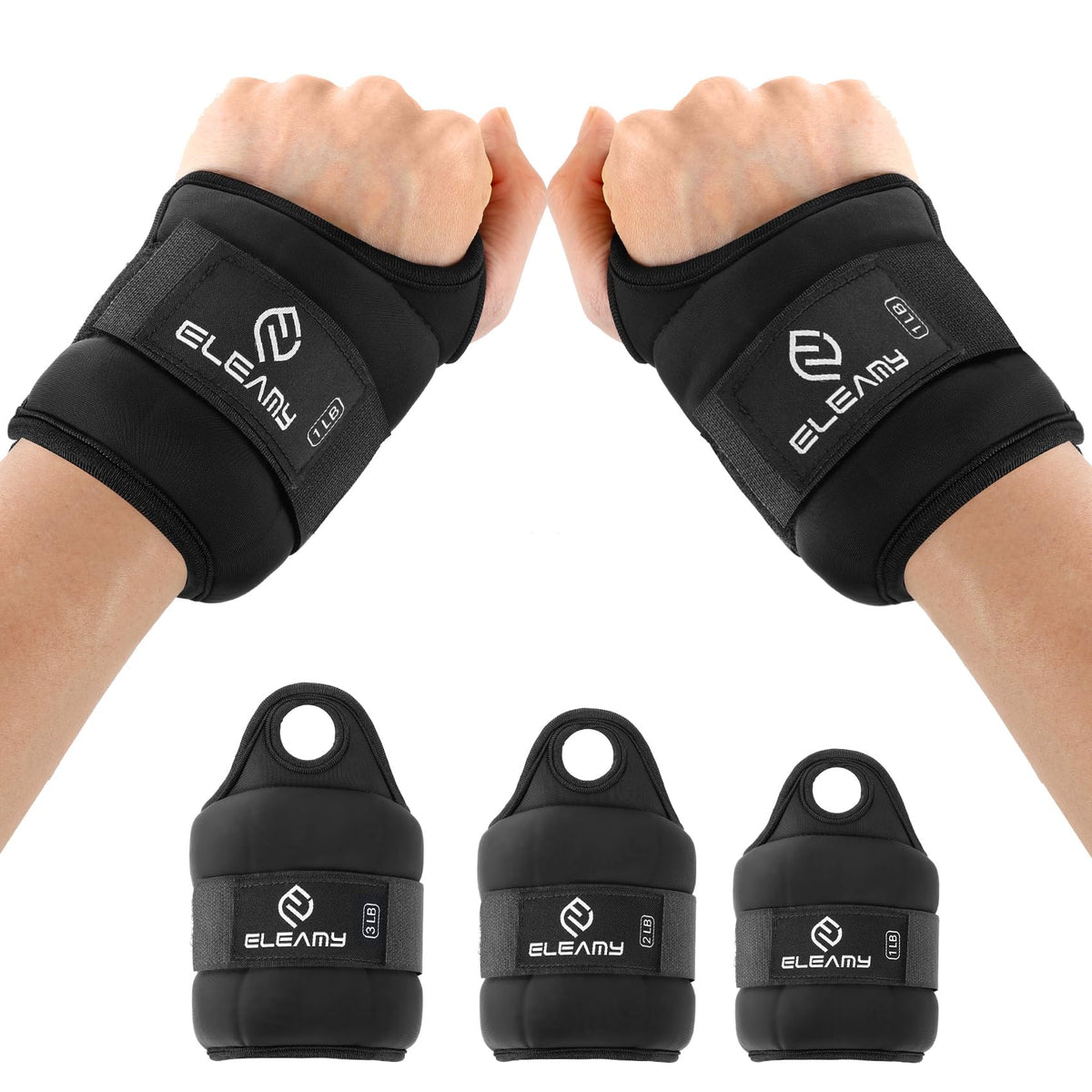 4 lbs Ankle Weights and Wrist Weights Set X58533