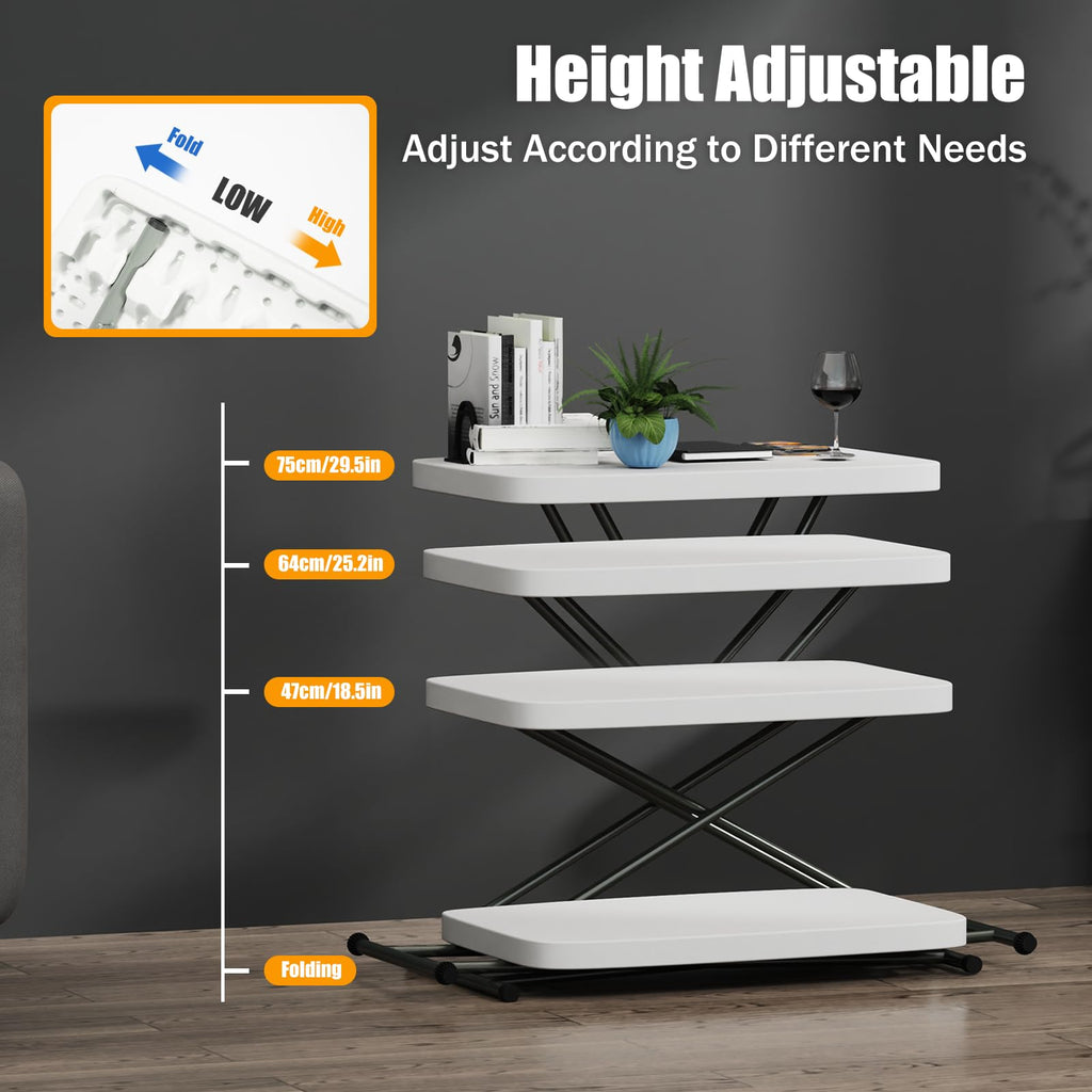 30 Inch Adjustable Folding Table H193503