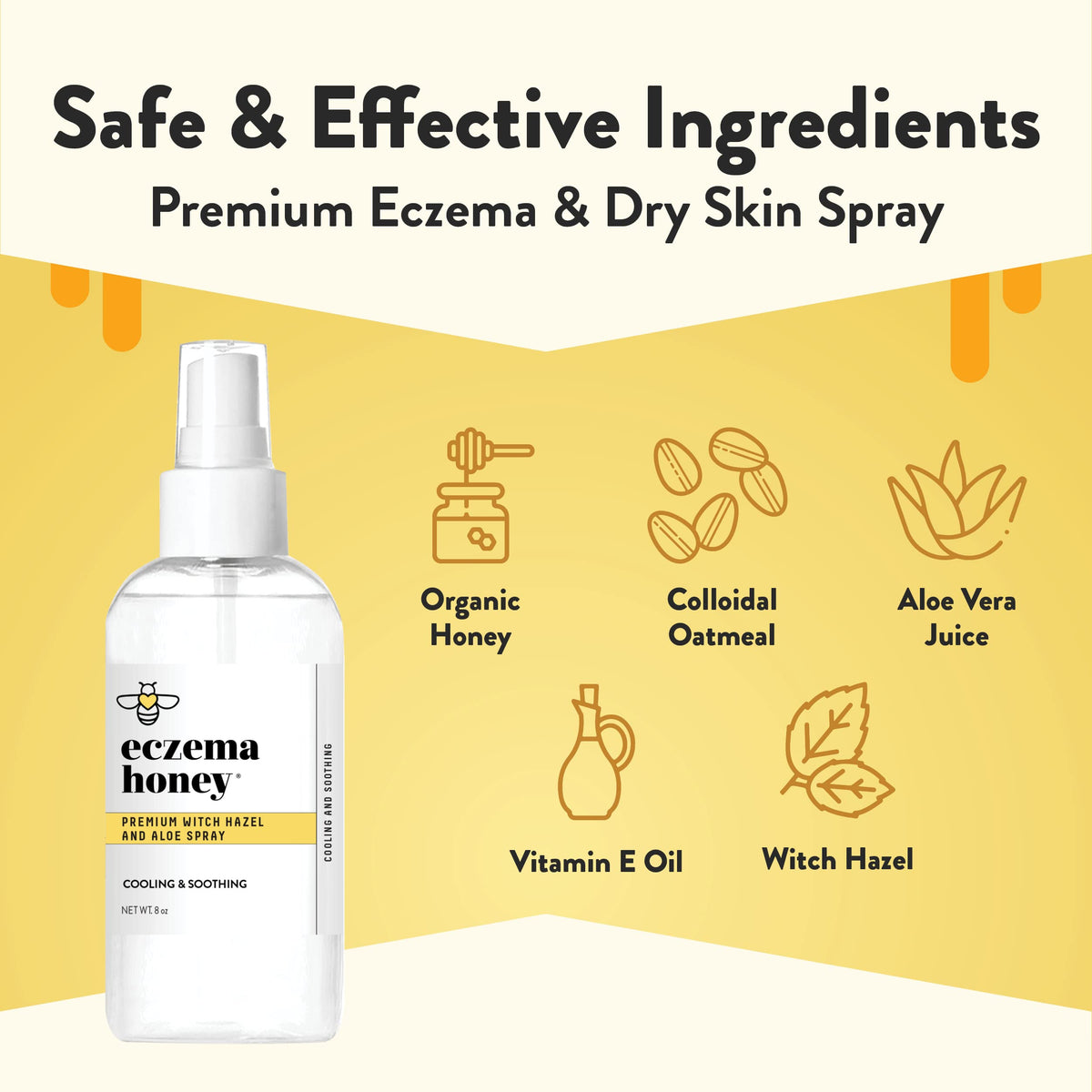 Witch Hazel & Aloe Spray & Oatmeal Body Lotion N741
