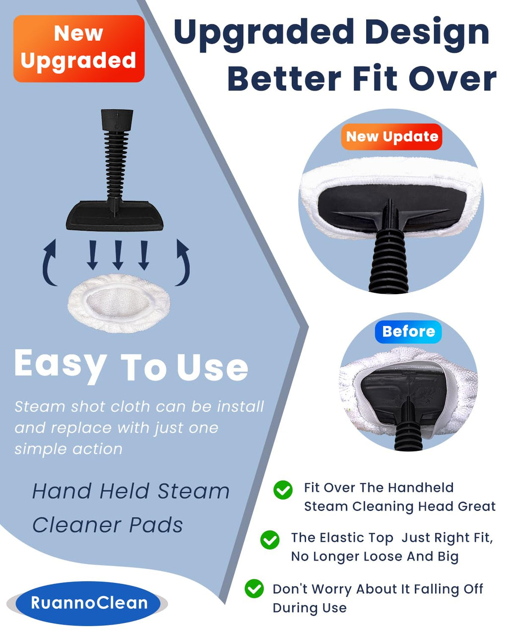 12 Pack Steam Cleaner Accessories E62417