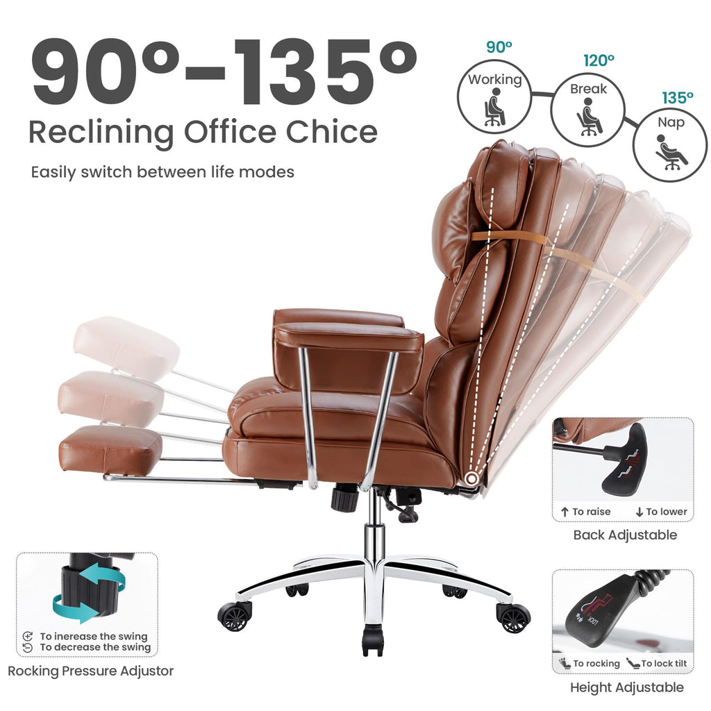 Big and Tall Executive Chair with Foot Rest R966