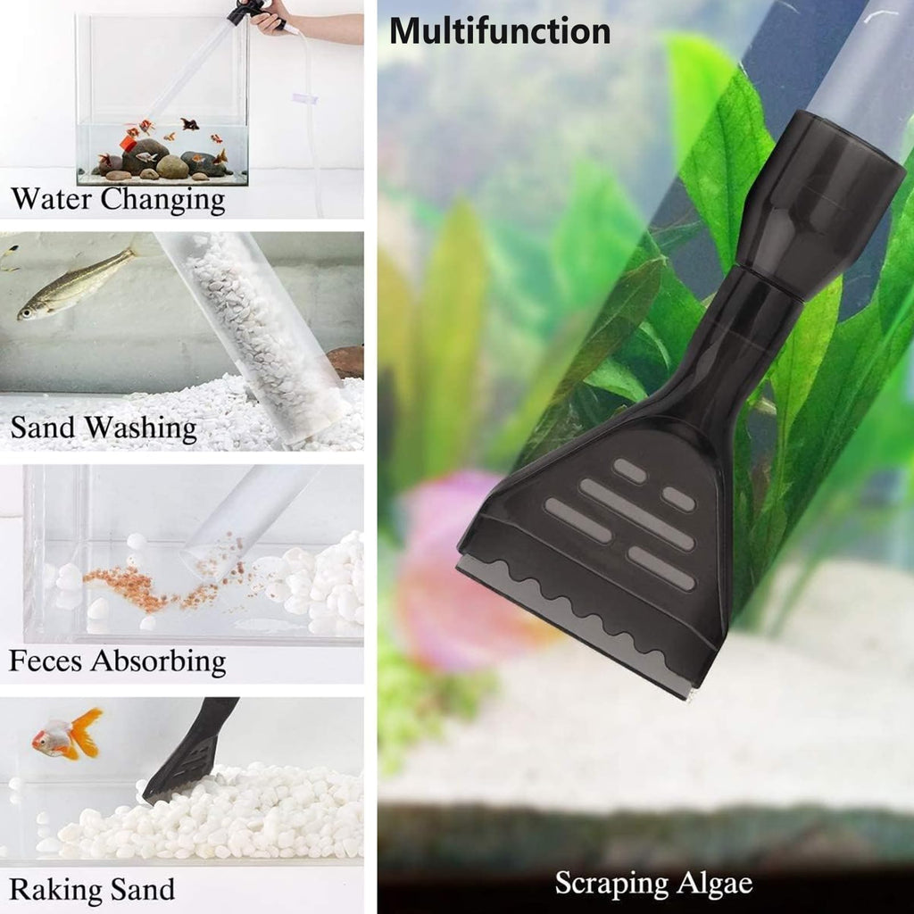 5 in 1 Aquarium Gravel Cleaner Fish Tank Kit X62416