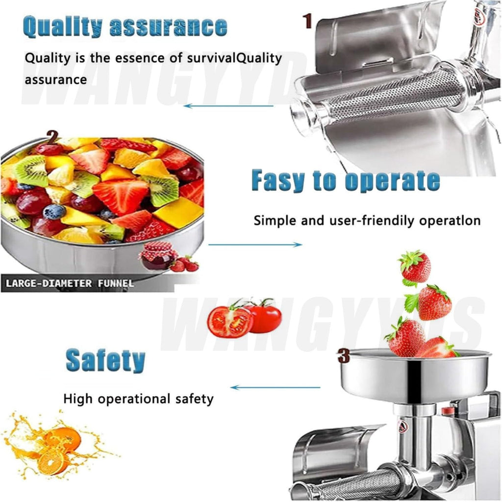 450W Electric Tomato Strainer Stainless Steel G558