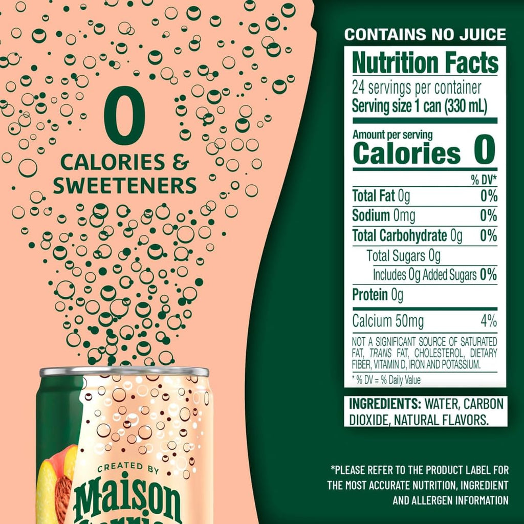 Flavored Sparkling Water 6 Flavor Variety Pack 18 Count P743955