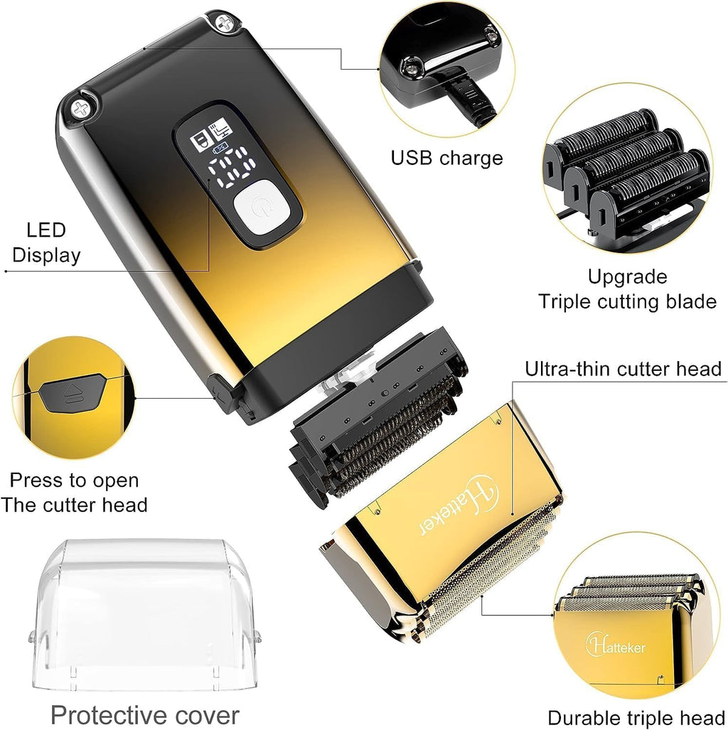 Electric Foil Shaver Waterproof Cordless T662605
