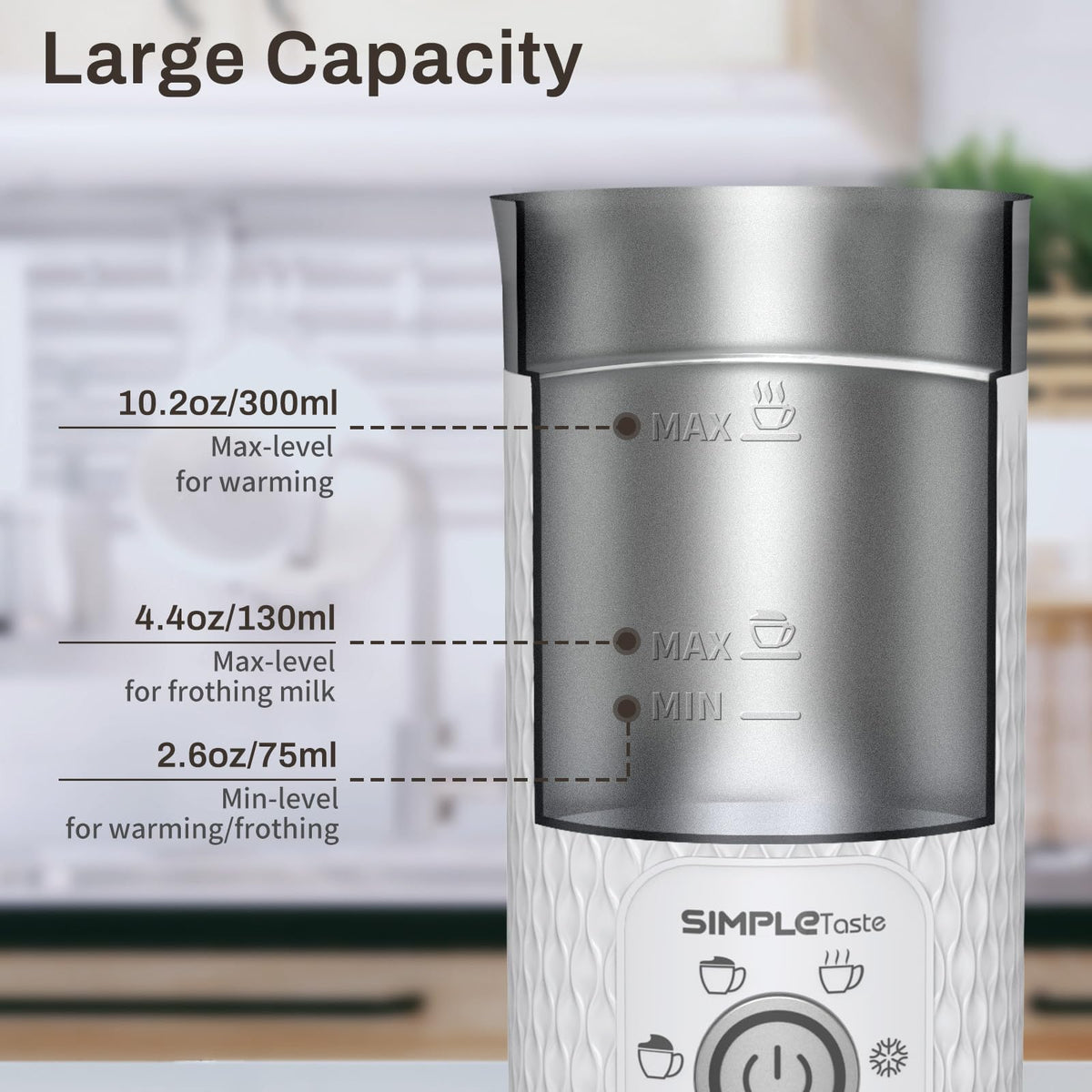 4-in-1 Electric Automatic Milk Steamer C508
