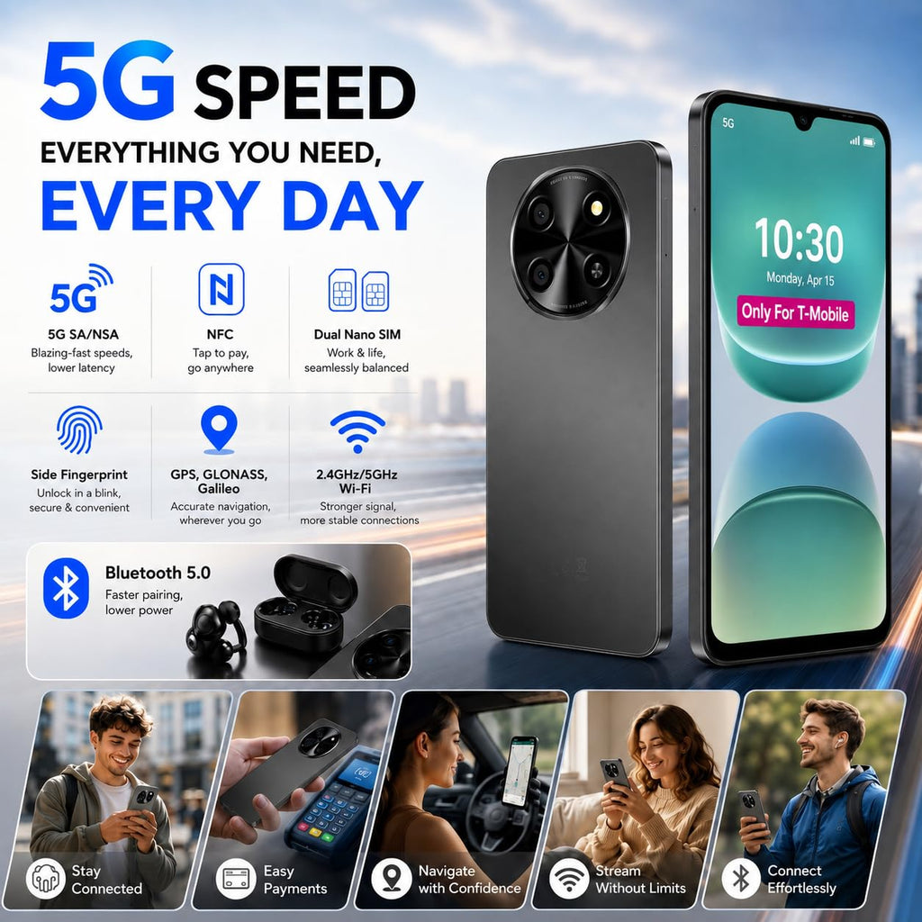 Unlocked 5G Android Phone W884652