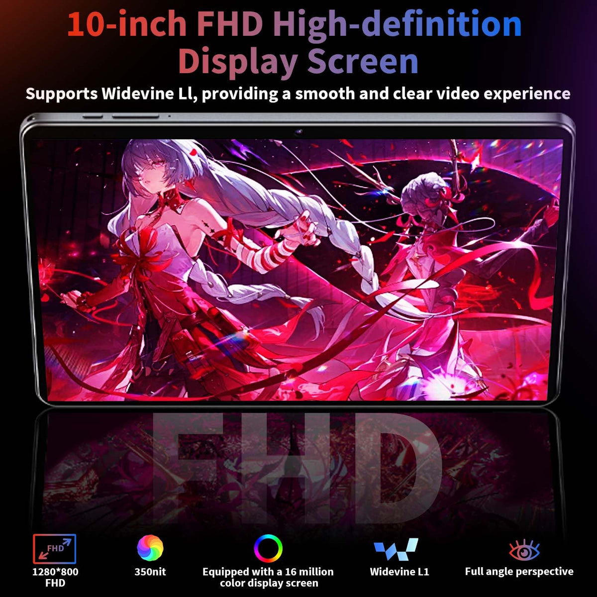 10 inch Android Tablet with Keyboard K65384