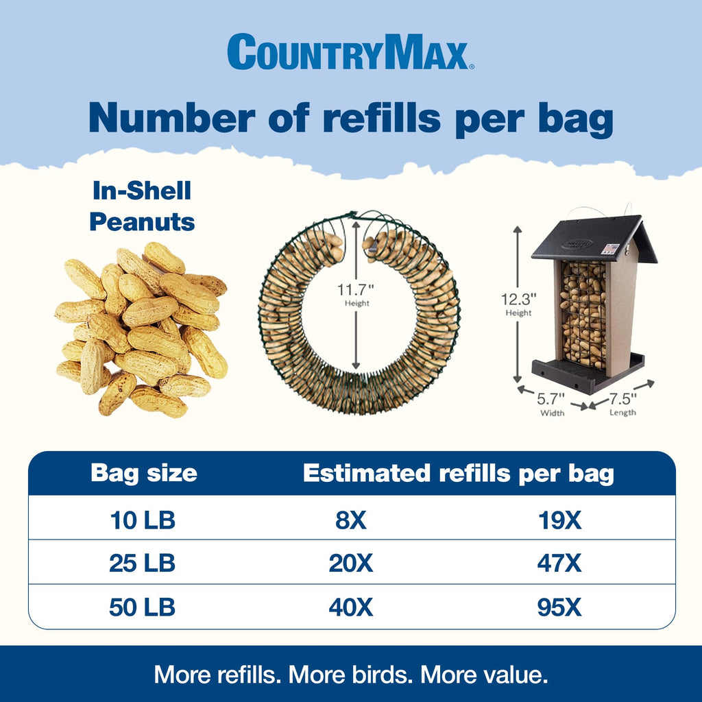 In-Shell Raw Peanuts for Wildlife & Squirrels V117638