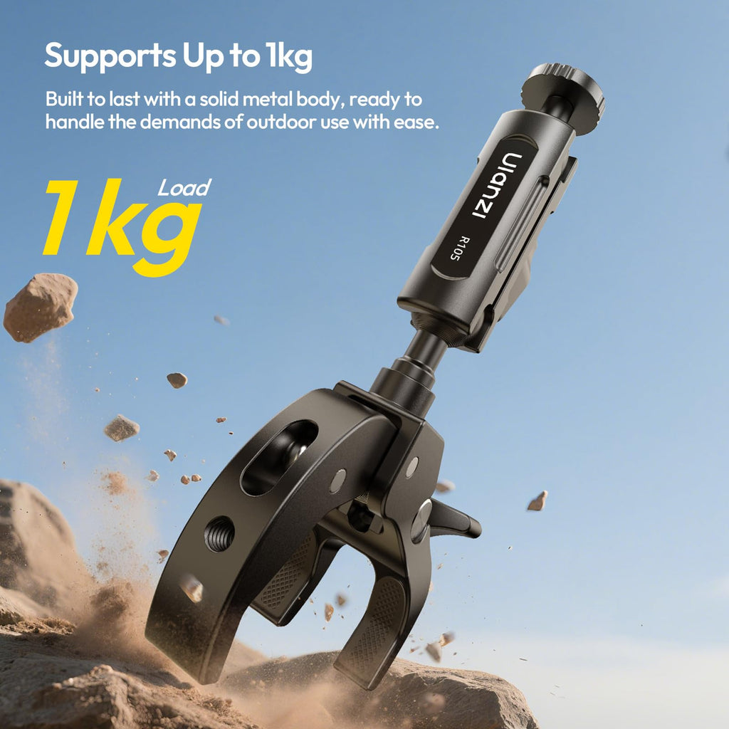 Super Clamp Camera Mount with 360° Dual Ballhead Magic Arm U130