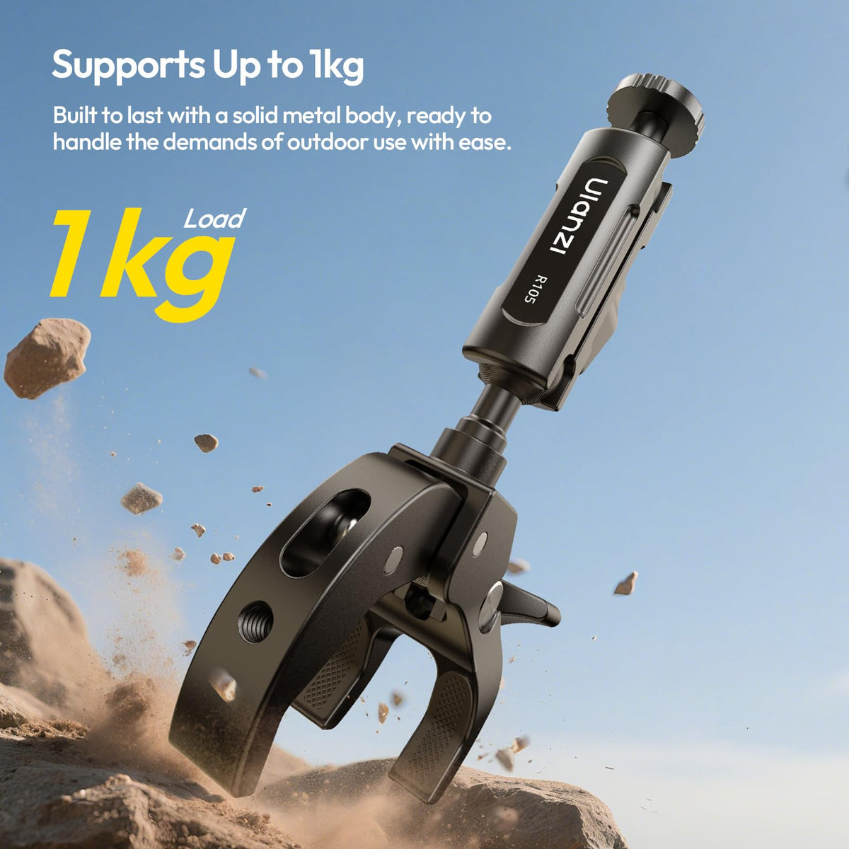 Super Clamp Camera Mount with 360° Dual Ballhead Magic Arm U130