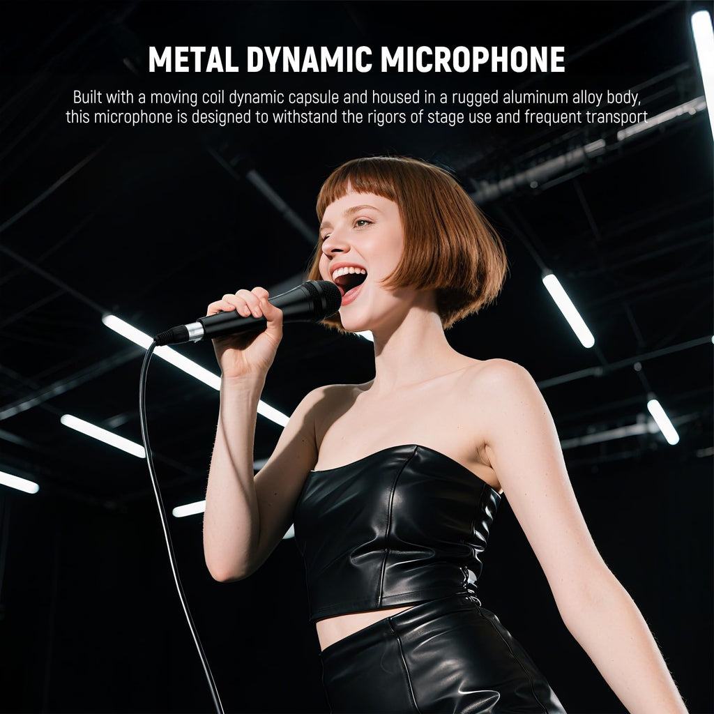 Cardioid Dynamic Microphone with XLR Cable J473067