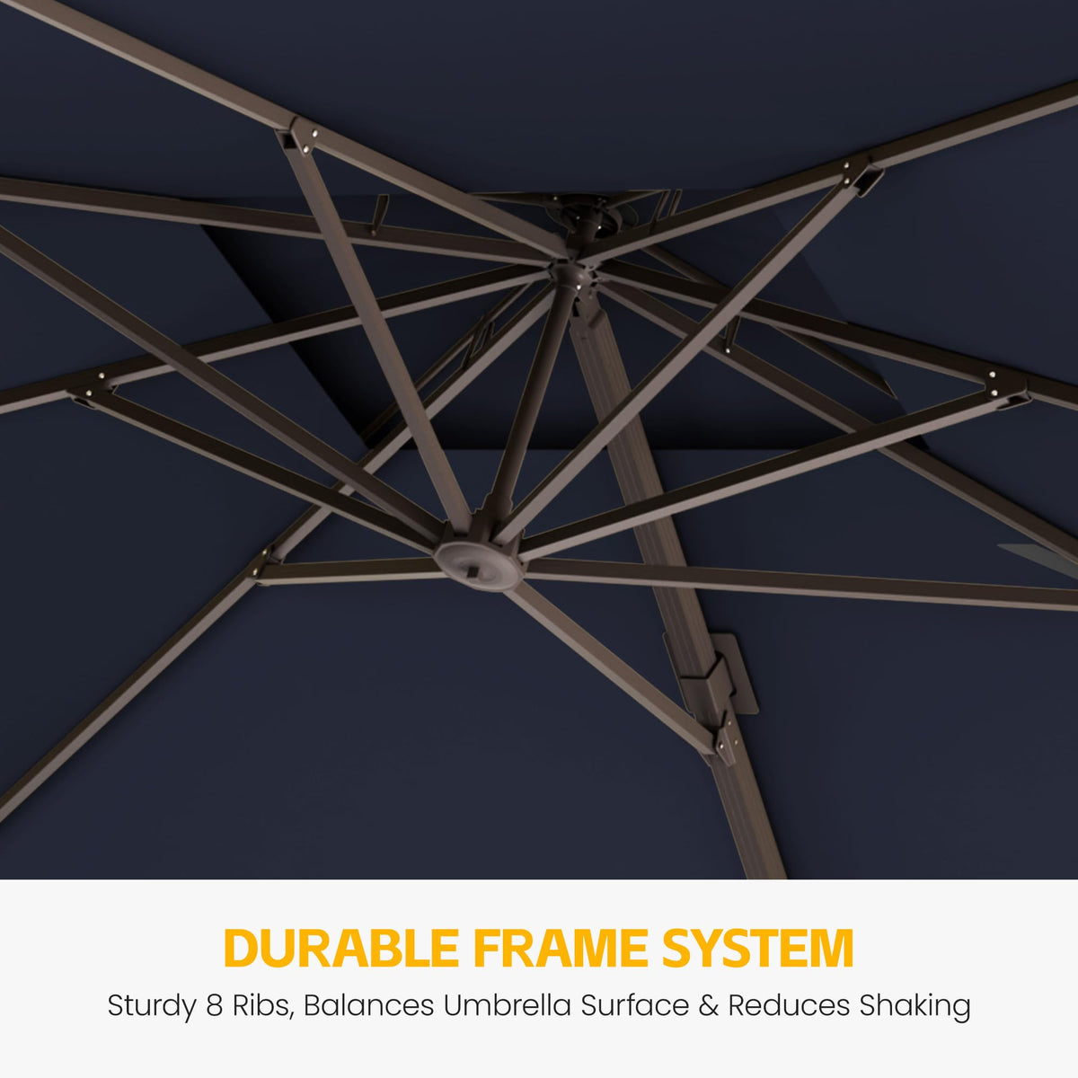 10x13 FT Cantilever Patio Umbrella with Base F44577