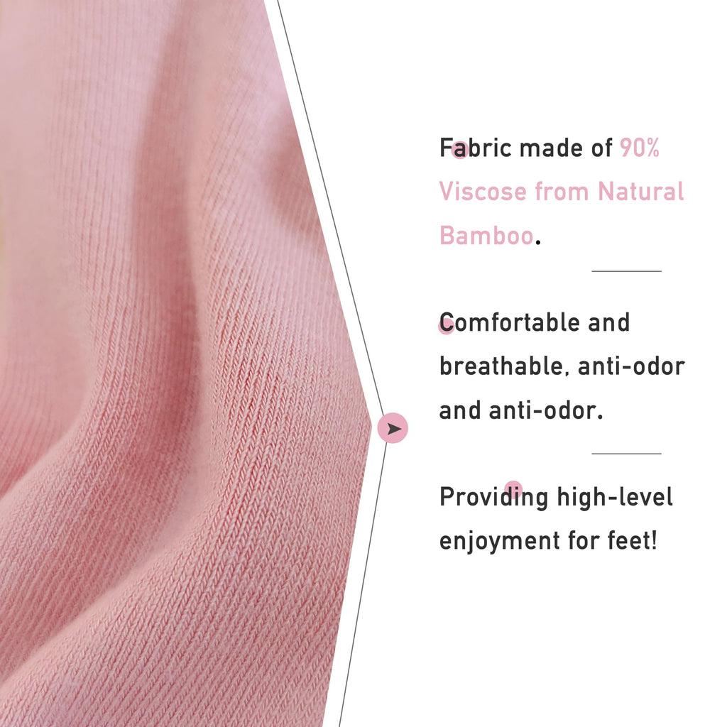 Viscose Bamboo Crew Socks 5 Pairs C1496