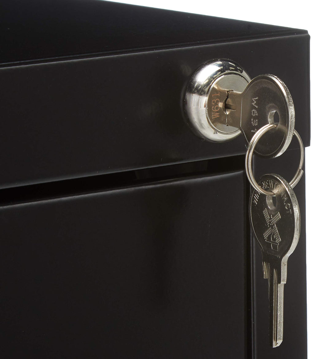 4 Drawer Vertical File Black U92383