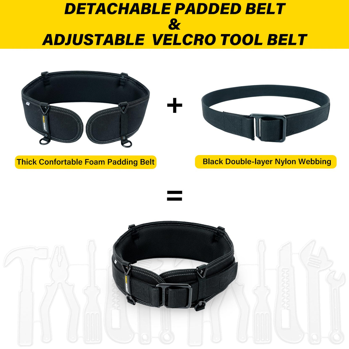Padded Electrician Tool Belt Z58332